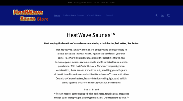 heatwavesaunastore.com