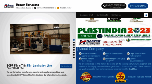 heavenextrusions.in