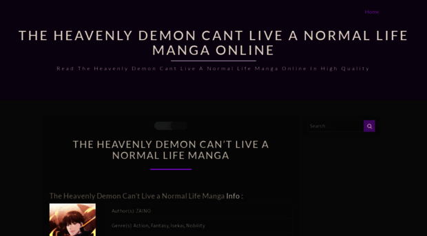 heavenlydemoncantliveanormallife.com