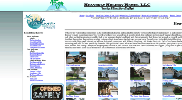 heavenlyholidayhomes.com