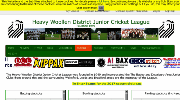 heavywoollenjuniorlge.play-cricket.com