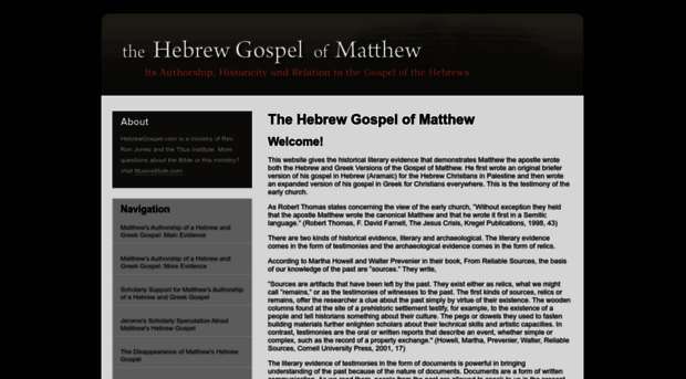 hebrewgospel.com