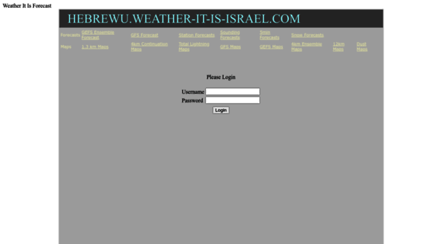 hebrewu.weather-it-is-israel.com