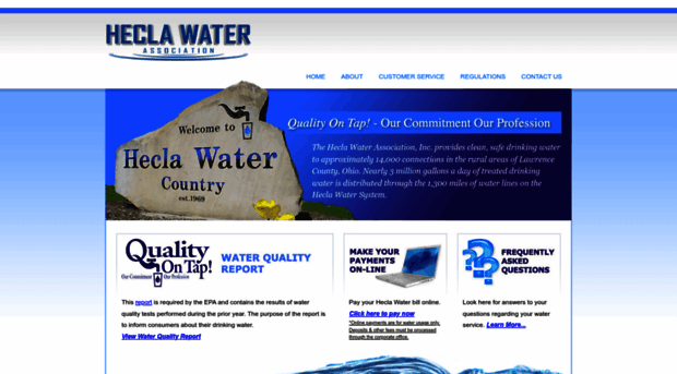 heclawater.com