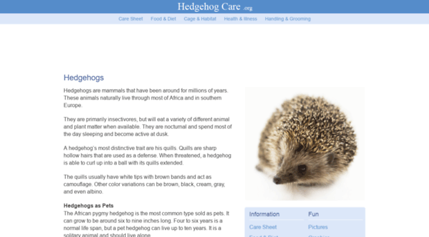 hedgehogcare.org