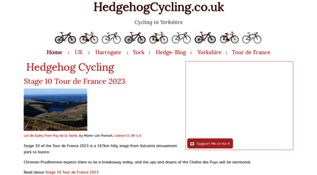 hedgehogcycling.co.uk