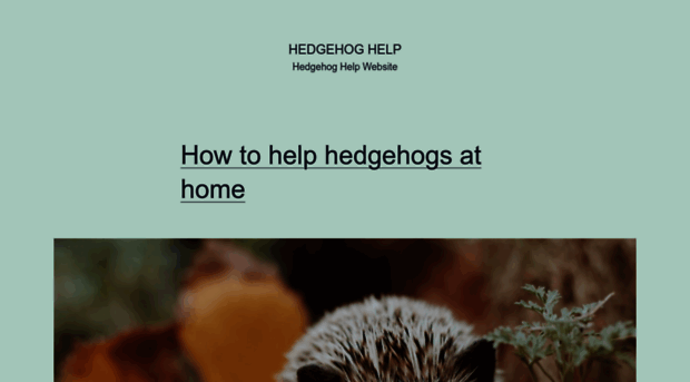 hedgehoghelp.co.uk