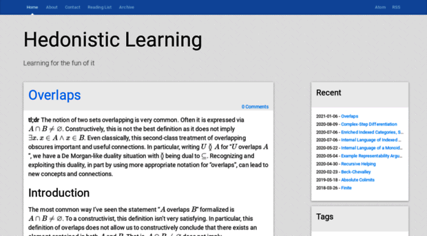 hedonisticlearning.com