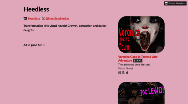 heedless.itch.io