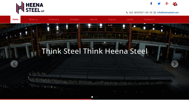 heenasteel.com