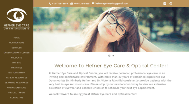 hefnereyecare.com