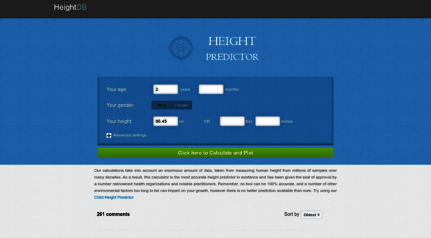 heightpredictor.co