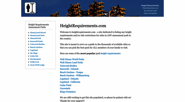 heightrequirements.com