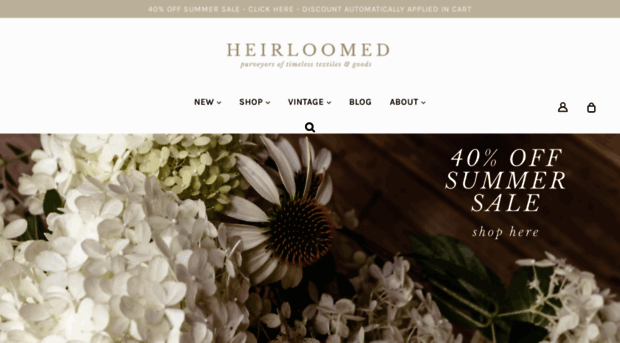 heirloomedcollection.com