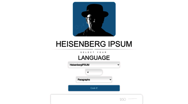 heisenbergipsum.com