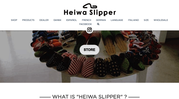 heiwaslipper.strikingly.com