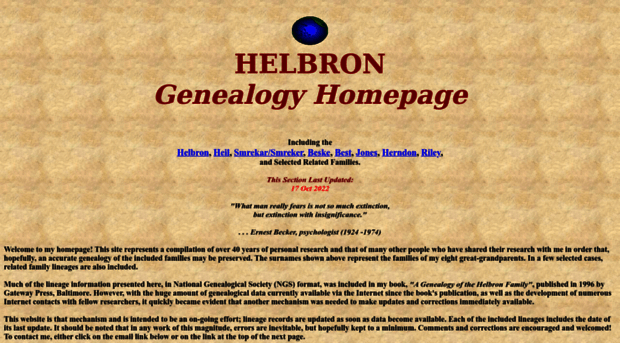 helbrongenealogy.com