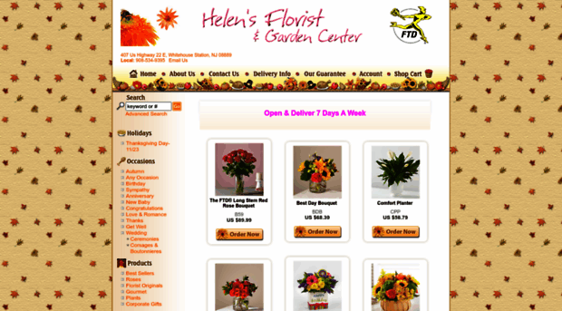 helensfloristnj.com