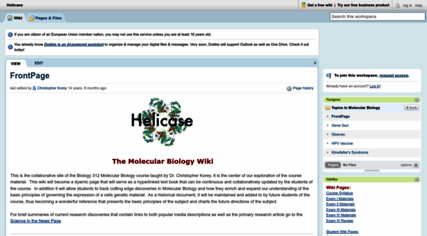 helicase.pbworks.com