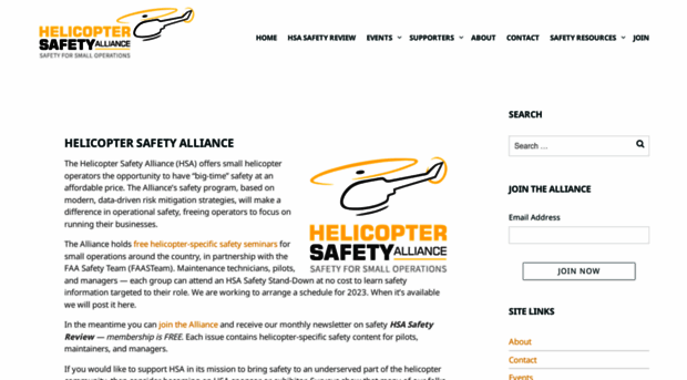 helicoptersafetyalliance.com