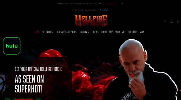 hellfirehotsauce.com