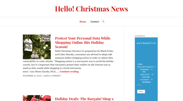 hellochristmasnews.com