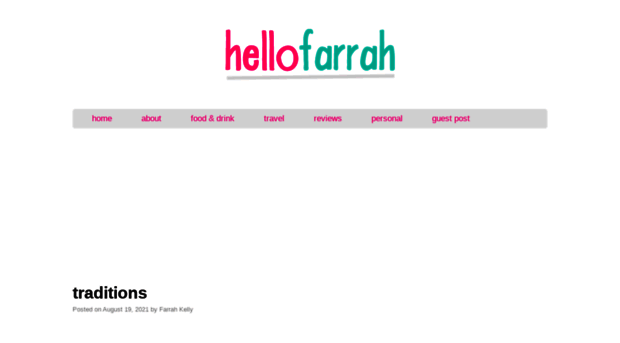 hellofarrah.com