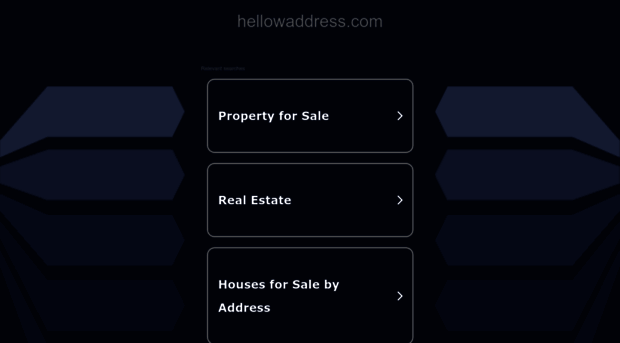 hellowaddress.com