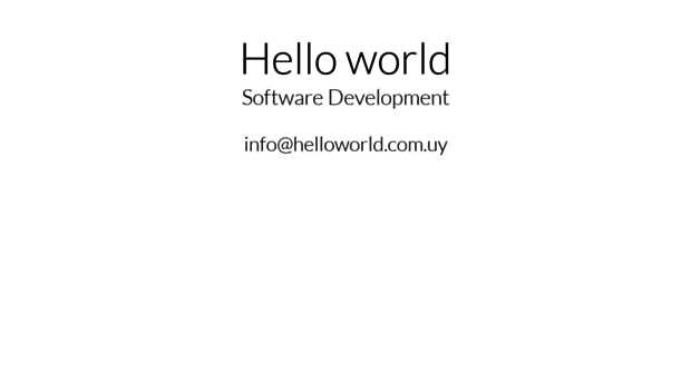 helloworld.com.uy