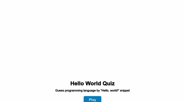 helloworldquiz.com