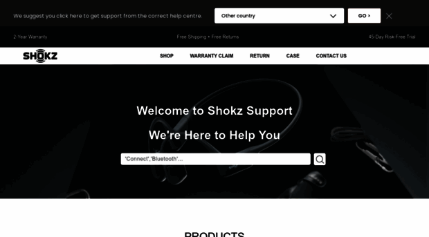 help.aftershokz.com