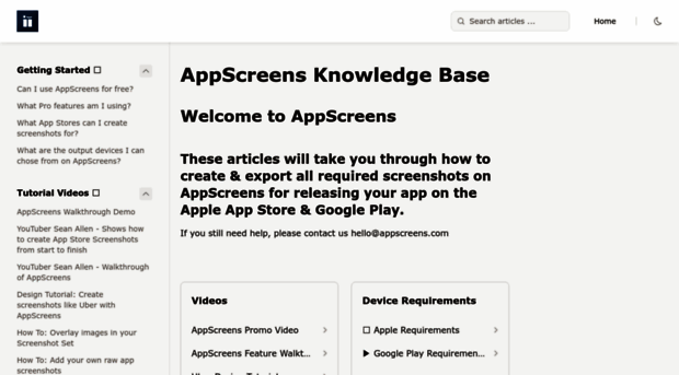 help.appscreens.com