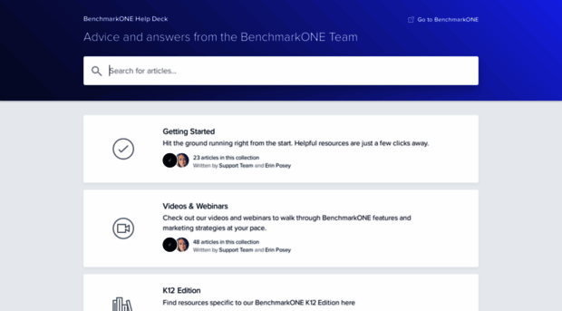 help.benchmarkone.com