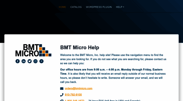 help.bmtmicro.com