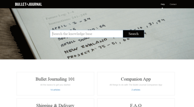 help.bulletjournal.com