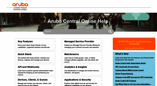 help.central.arubanetworks.com