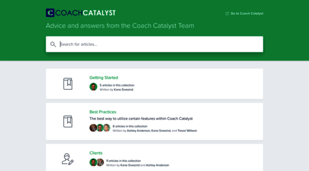 help.coachcatalyst.com