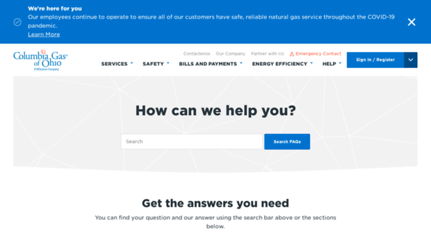 help.columbiagasohio.com