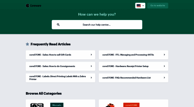 help.coreware.com