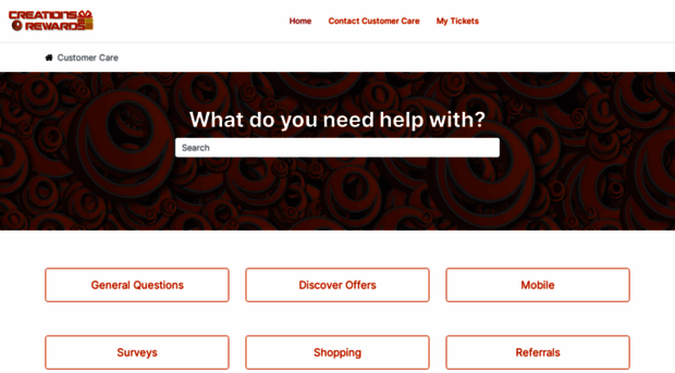 help.creationsrewards.net