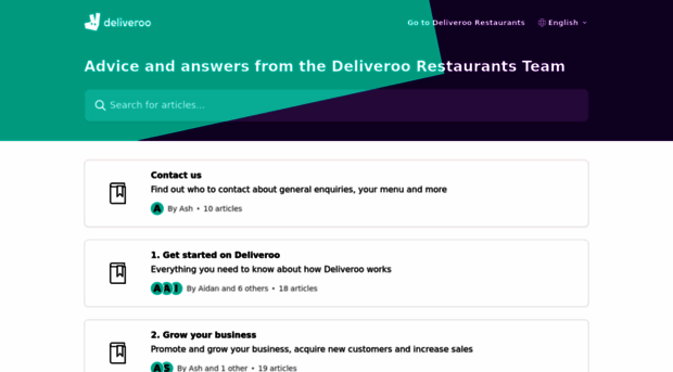 help.deliveroo.com