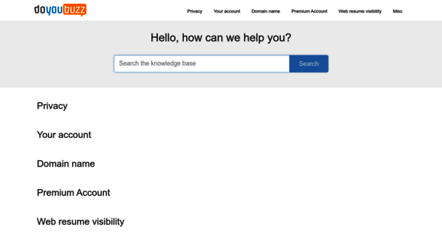 help.doyoubuzz.com