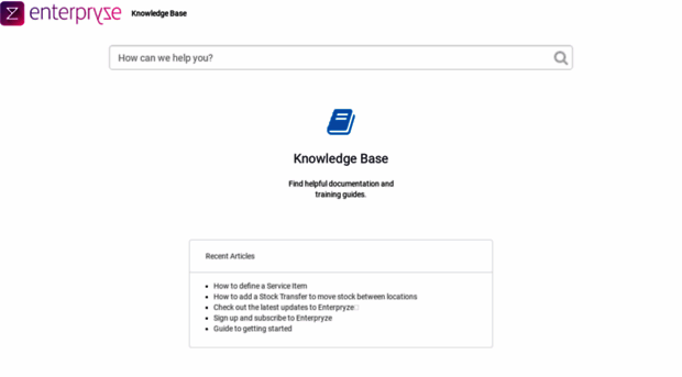 help.enterpryze.com