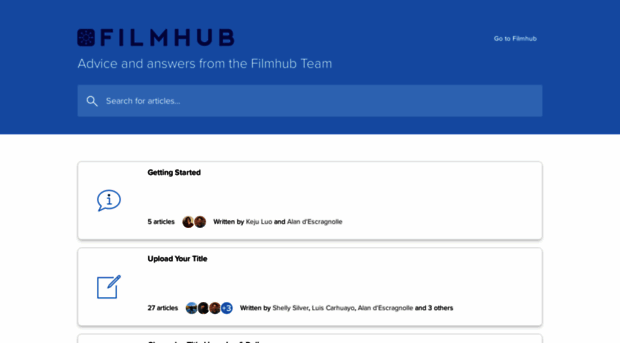 help.filmhub.com