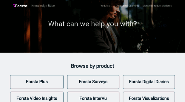 help.forsta.com