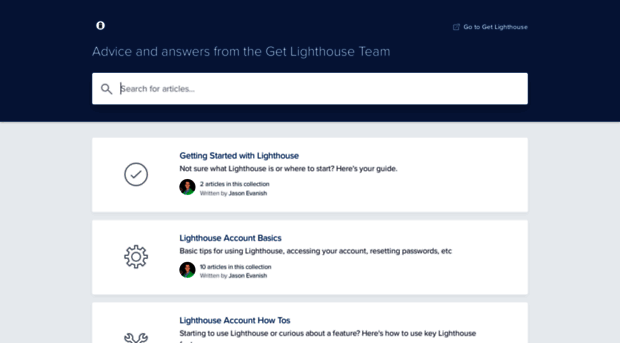 help.getlighthouse.com