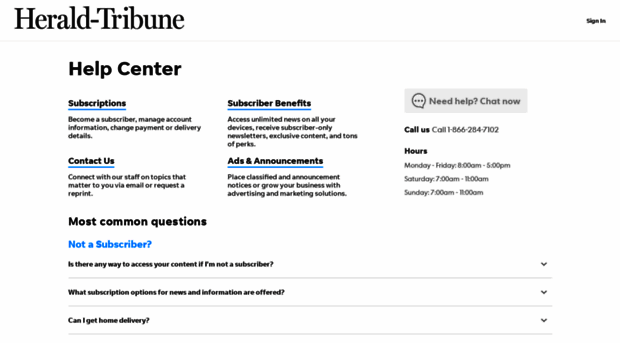help.heraldtribune.com