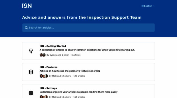 help.inspectionsupport.net