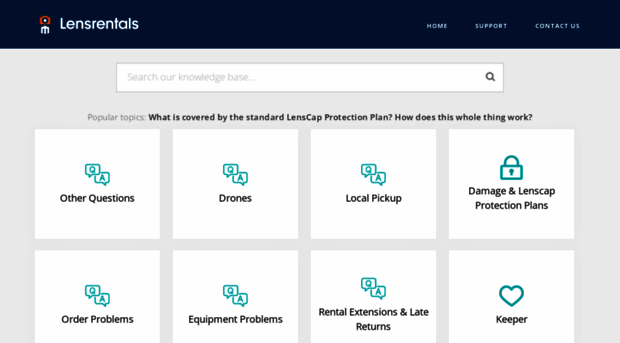 help.lensrentals.com