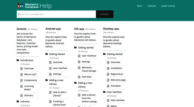 help.mementodatabase.com